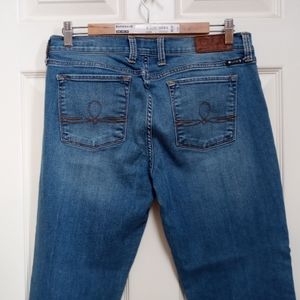 Lucky Brand Sofia Straight Ankle Blue Jeans
